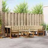 vidaXL Ensemble de banque de construction avec ustensiles 8 pcs Naturel et Crème
