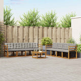 vidaXL Ensemble de banque de construction avec ustensiles 9 pcs Naturel et Crème