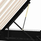 vidaXL Opbergbed met matras Zuiver Wit 183 x 213 cm Kunstleer