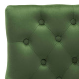 vidaXL Eetkamerstoelen 2 st fluweel geel