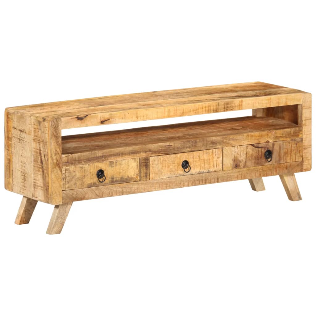 vidaXL Tv-meubel 110x30x40 cm massief gerecycled hout meerkleurig
