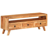 vidaXL Tv-meubel 110x30x40 cm massief gerecycled hout meerkleurig
