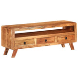 vidaXL Tv-meubel 110x30x40 cm massief gerecycled hout meerkleurig