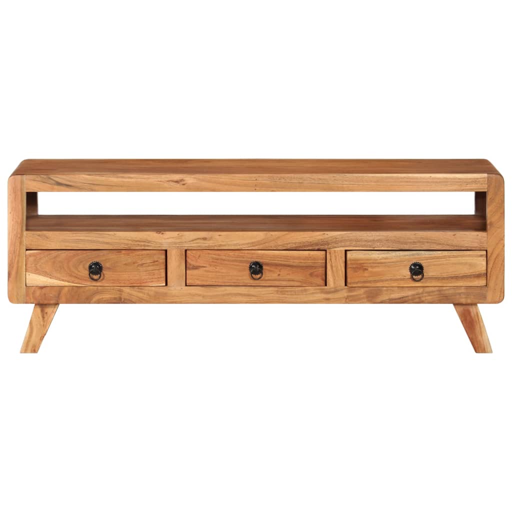 vidaXL Tv-meubel 110x30x40 cm massief gerecycled hout meerkleurig