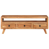 vidaXL Tv-meubel 110x30x40 cm massief gerecycled hout meerkleurig