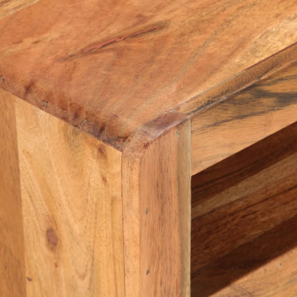 vidaXL Tv-meubel 110x30x40 cm massief gerecycled hout meerkleurig
