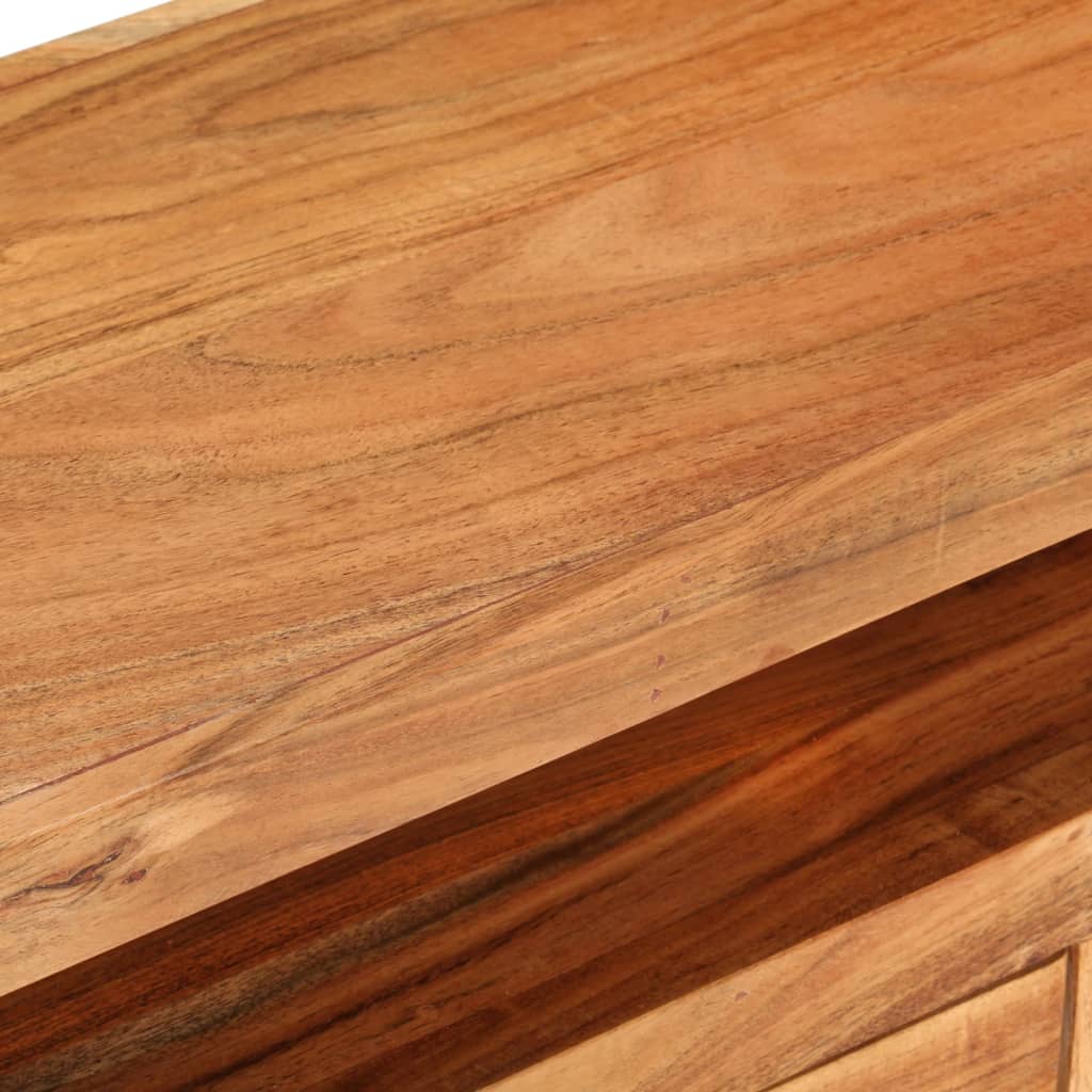 vidaXL Tv-meubel 110x30x40 cm massief gerecycled hout meerkleurig