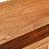 vidaXL Tv-meubel 110x30x40 cm massief gerecycled hout meerkleurig