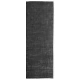 vidaXL Washable Foldable Runner Rug 80x300 cm Polyester Anthracite