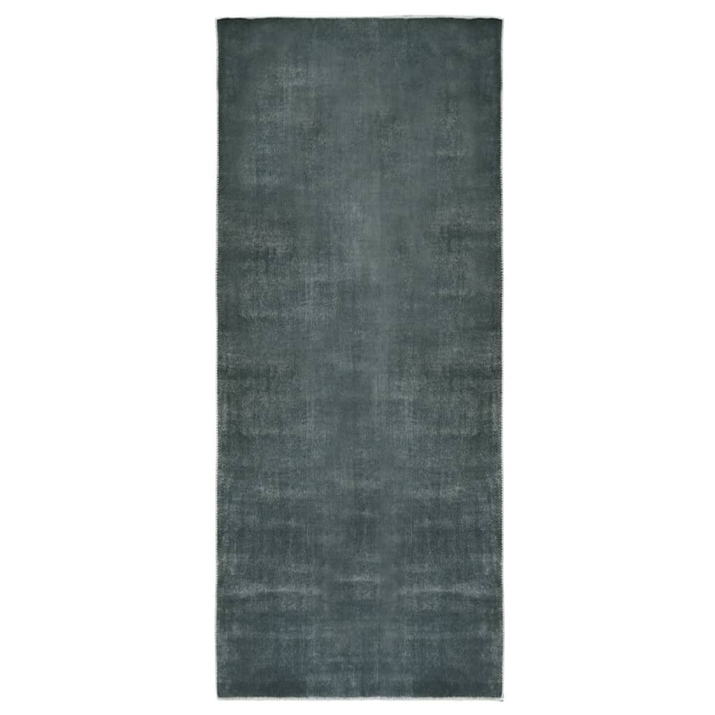 vidaXL Washable Foldable Runner Rug 80x300 cm Polyester Anthracite