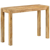 vidaXL Wandtafel 110x35x76 cm ruw mangohout