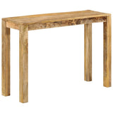 vidaXL Wandtafel 110x35x76 cm ruw mangohout