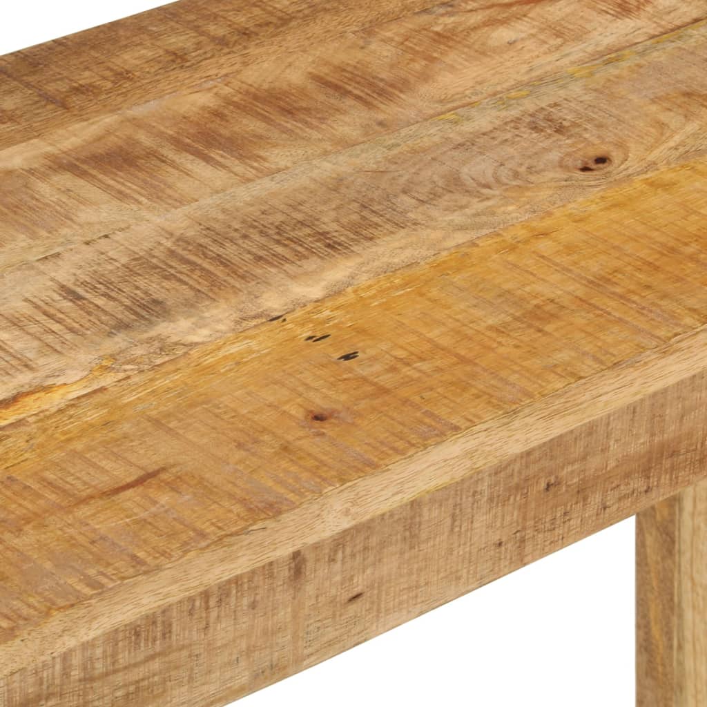 vidaXL Wandtafel 110x35x76 cm ruw mangohout