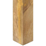 vidaXL Wandtafel 110x35x76 cm ruw mangohout