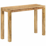 vidaXL Wandtafel 110x35x76 cm ruw mangohout