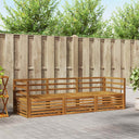 vidaXL Outdoor Sofa Set 3 pcs Natural