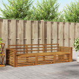 vidaXL Outdoor Sofa Set 3 pcs Natural