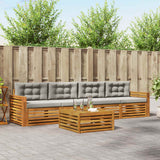 vidaXL Outdoor Sofa Set 5 pcs Natural