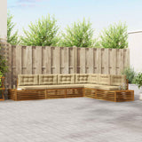 vidaXL Ensemble de banque de construction avec des ustensiles 6 pièces naturelles et crème