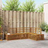 vidaXL Buiten bank set 4 Stuk Naturel Massief Acacia Hout