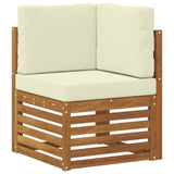 vidaXL Sofa Sets with Cushions 6 Pieces Natural and Cream