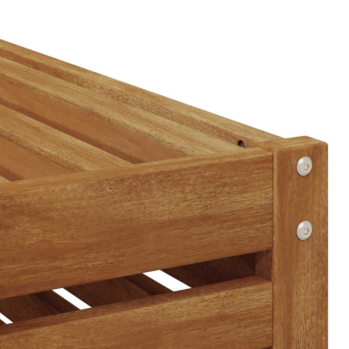 vidaXL Buiten bank set met kussen 7 Stuk Natuurlijk en Crème