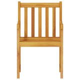 vidaXL Tuin Eettafel Set 5 pcs Bruin Massief Acacia Hout