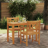 vidaXL Garden Dining Set 3 pcs Brown Solid Acacia Wood