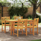 vidaXL Tuin Eettafel Set 5 pcs Bruin Massief Acacia Hout