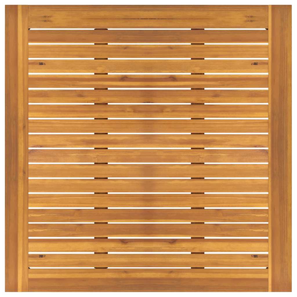 vidaXL Tuin Eettafel Set 3 pcs Bruin Massief acaciahout