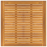 vidaXL Tuin Eettafel Set 3 pcs Bruin Massief acaciahout