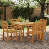 vidaXL Tuin Eettafel Set 3 pcs Bruin Massief acaciahout