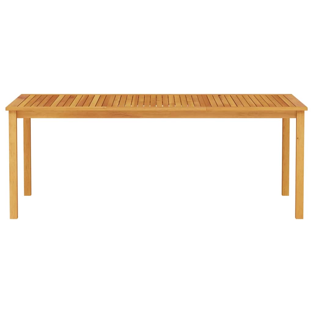 vidaXL Tuin Eettafel Set 7 pcs Bruin Massief Acacia Hout