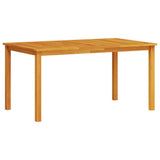 vidaXL Tuin Eettafel Set 5 pcs Bruin Massief Acacia Hout