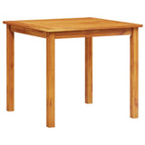 vidaXL Tuin Eettafel Set 3 pcs Bruin Massief Acacia Hout
