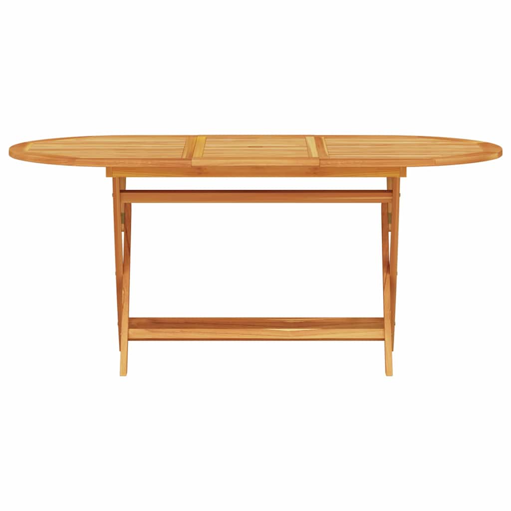 vidaXL Tuin Eettafel Set 5 pcs Bruin Massief Acacia Hout
