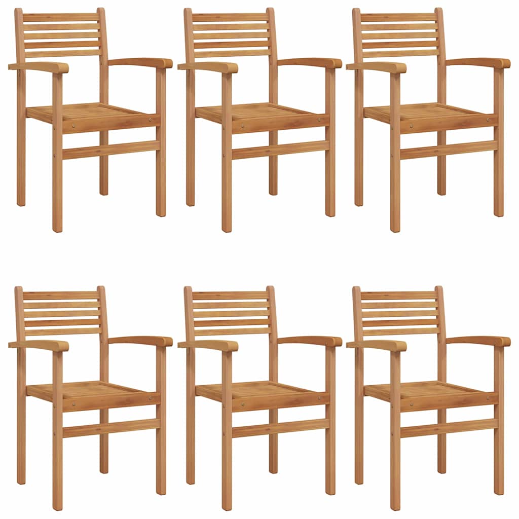 vidaXL Stoel 4 pcs Bruin 56 x 55 x 90.5 cm Massief Teakhout