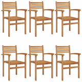 vidaXL Stoel 4 pcs Bruin 56 x 55 x 90.5 cm Massief Teakhout