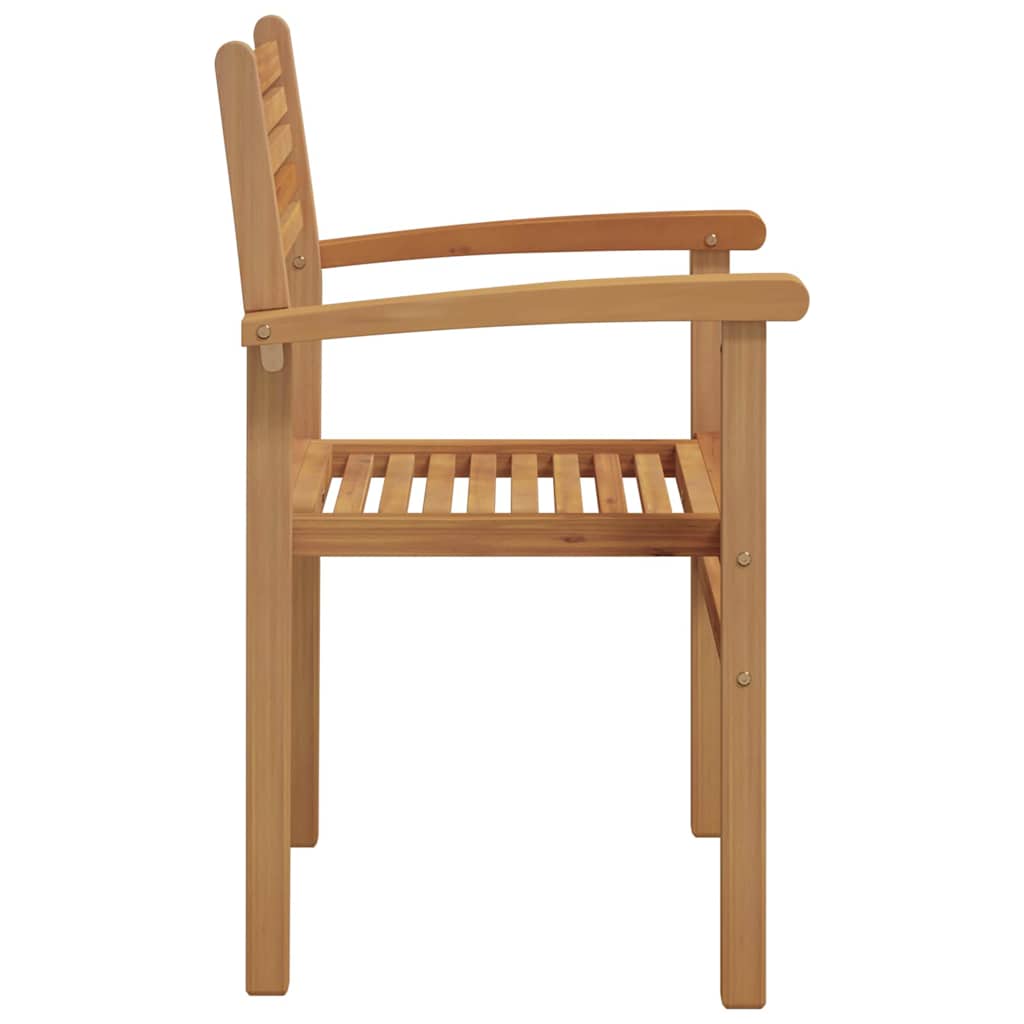 vidaXL Stoel 4 pcs Bruin 56 x 55 x 90.5 cm Massief Teakhout
