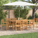 vidaXL Stoel 4 pcs Bruin 56 x 55 x 90.5 cm Massief Teakhout