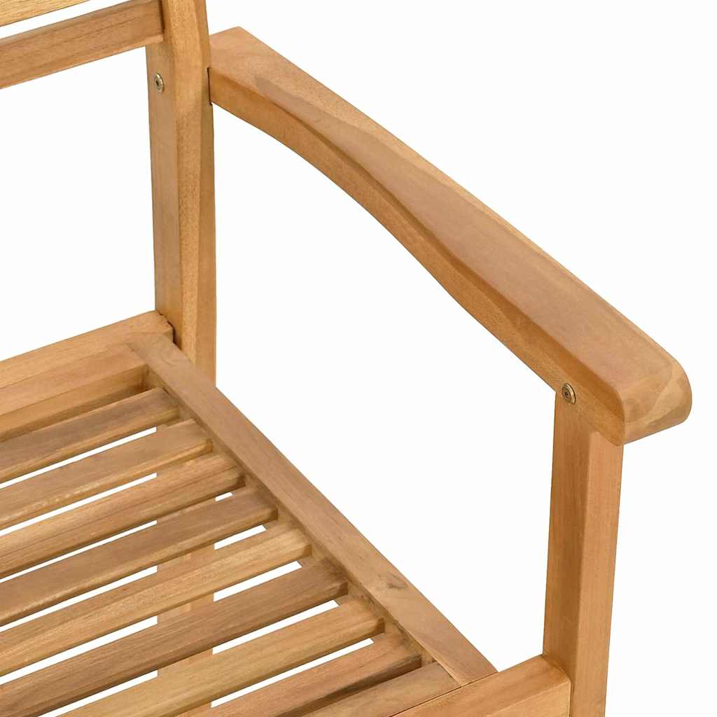 vidaXL Tuin Eettafel Set 5 pcs Naturel Massief Acacia Hout