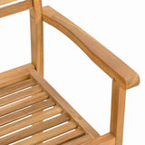 vidaXL Tuin Eettafel Set 5 pcs Naturel Massief Acacia Hout