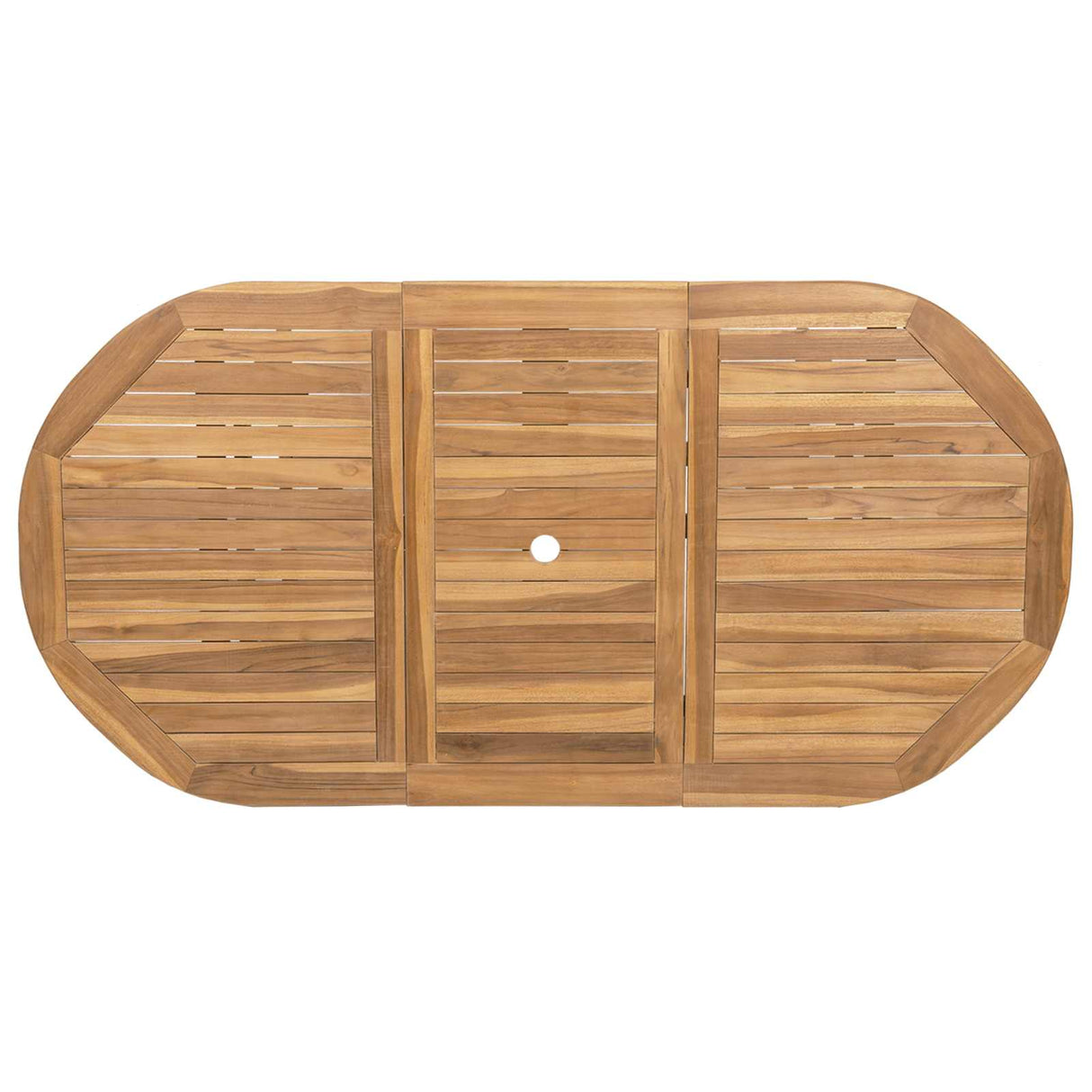 vidaXL Tuin Eettafel Set 7 pcs Bruin Massief Teakhout