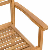 vidaXL Tuin Eettafel Set 7 pcs Bruin Massief Teakhout