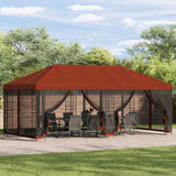 vidaXL Paviljoen met zijwanden 6 x 3 m Beige Polyester en Staal 190