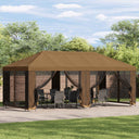 vidaXL Tuinpaviljoen 6 x 3 m Beige Polyester en Staal 190