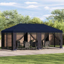vidaXL Tuinpaviljoen 6 x 3 m Beige Polyester en Staal 190