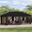 vidaXL Tuinpaviljoen 6 x 3 m Beige Polyester en Staal 190