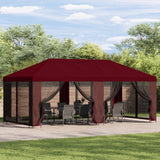 vidaXL Tuinpaviljoen 6 x 3 m Beige Polyester en Staal 190