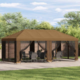 vidaXL Paviljoen met zijwanden 6 x 3 m Beige Polyester en Staal 190